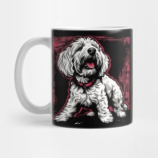 Retro Art Poodle Dog Lover Mug